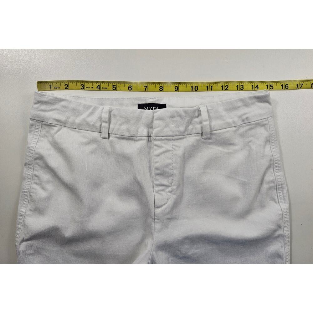 Nydj Size 6 White Ankle Pants Slacks Lift Tuck Euc 30x27 Midrise Career Casual — image 5 of 6